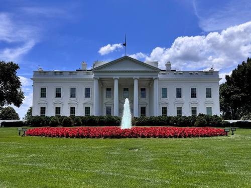 Fachada norte de la Casa Blanca