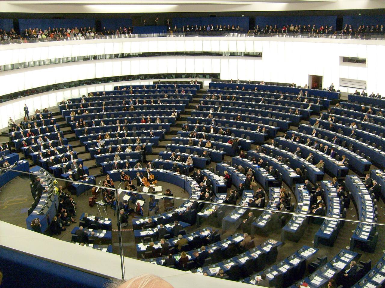 Hemiciclo del Parlamento Europeo en Estrasburgo